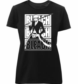 Женская премиум футболка Bleach Kurosaki Ichigo