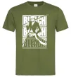 Чоловіча футболка Bleach Kurosaki Ichigo Оливковий фото