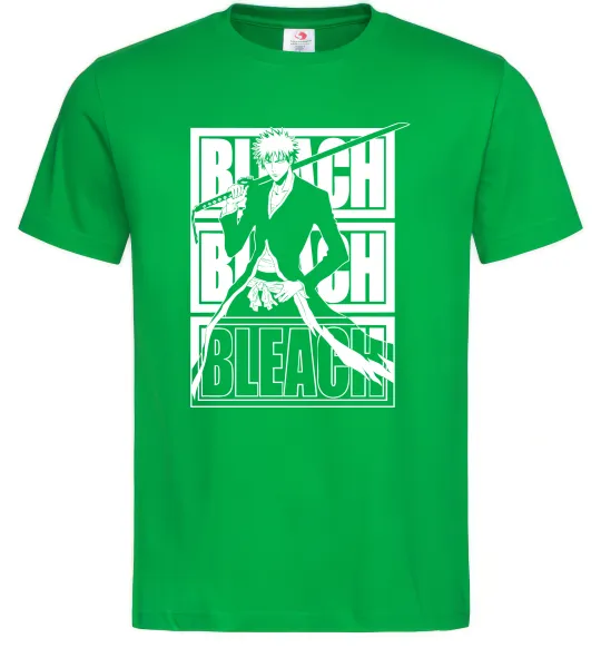 Чоловіча футболка Bleach Kurosaki Ichigo Зелений фото