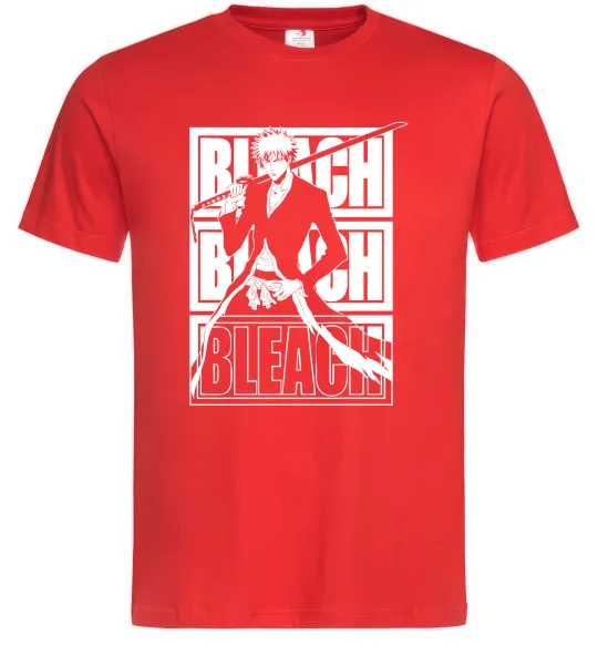 Чоловіча футболка Bleach Kurosaki Ichigo Червоний фото