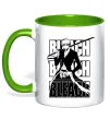 Чашка с цветной ручкой Bleach Kurosaki Ichigo Лаймовый фото