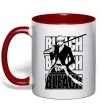 Чашка з кольоровою ручкою Bleach Kurosaki Ichigo Червоний фото