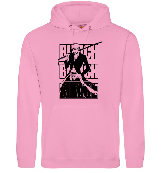 Женская толстовка (худи) Bleach Kurosaki Ichigo Розовый фото