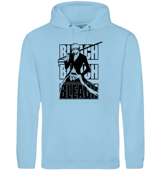 Женская толстовка (худи) Bleach Kurosaki Ichigo Голубой фото