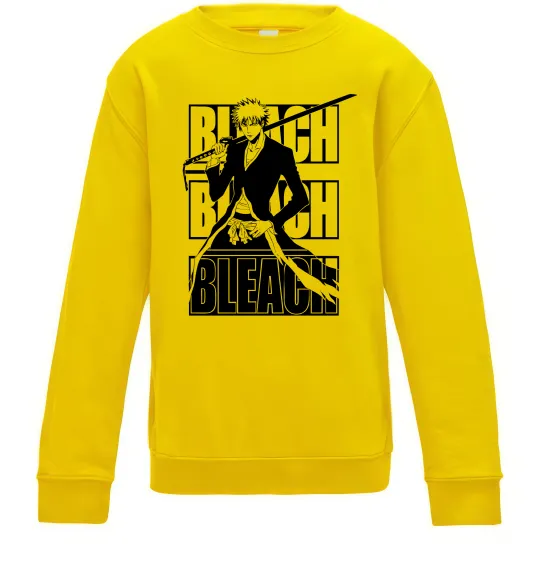 Дитячий світшот Bleach Kurosaki Ichigo Сонячно жовтий фото