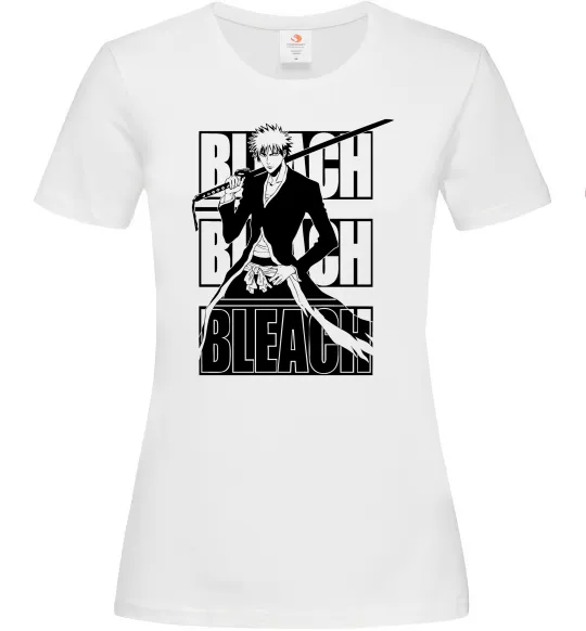 Жіноча футболка Bleach Kurosaki Ichigo Білий фото