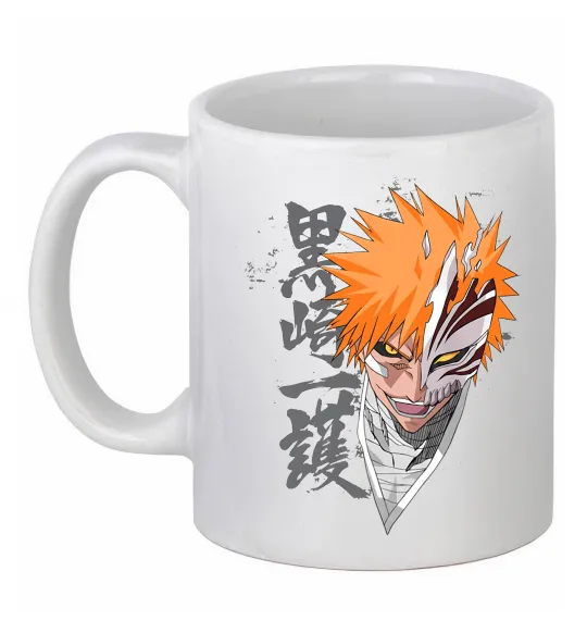 Чашка керамічна Бліч маска Білий фото