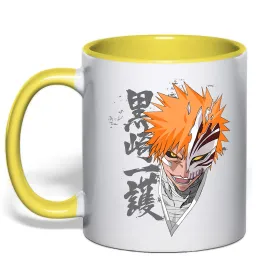 Чашка с цветной ручкой