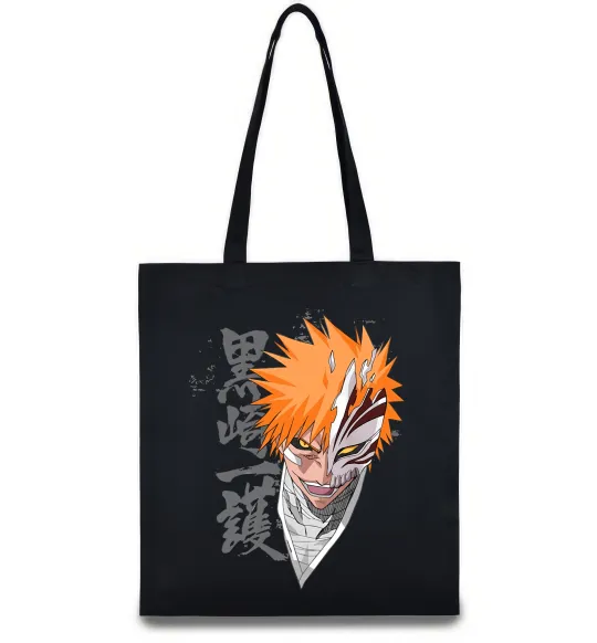 Еко-сумка Бліч маска Чорний фото