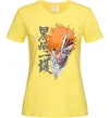Жіноча футболка Бліч маска Лимонний фото