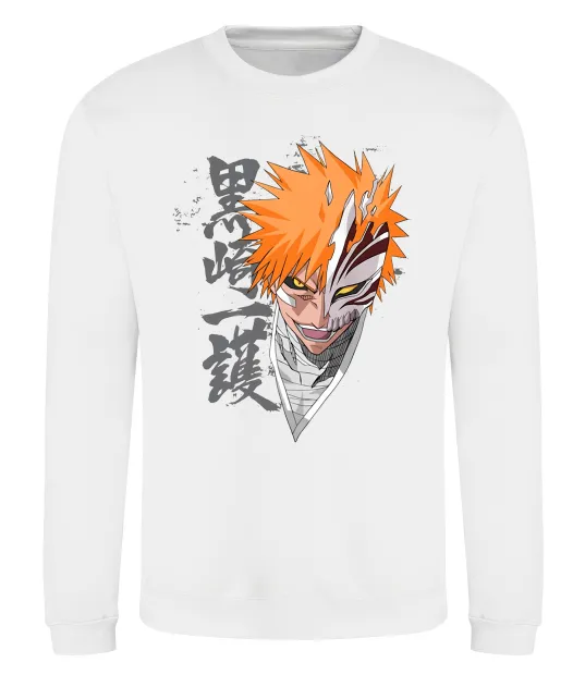 Світшот Бліч маска Білий фото