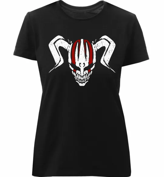 Жіноча преміум футболка Bleach Vasto lorde Чорний фото