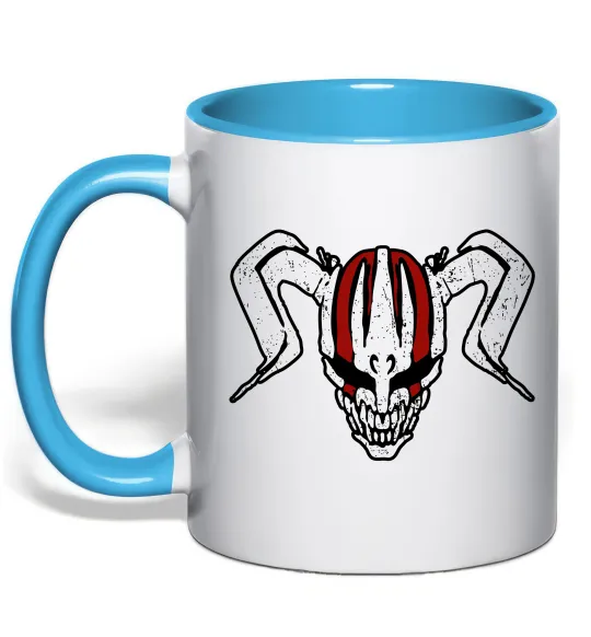 Чашка з кольоровою ручкою Bleach Vasto lorde Блакитний фото