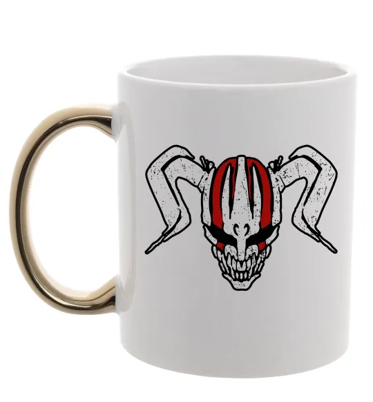 Чашка з кольоровою ручкою Bleach Vasto lorde Золото фото