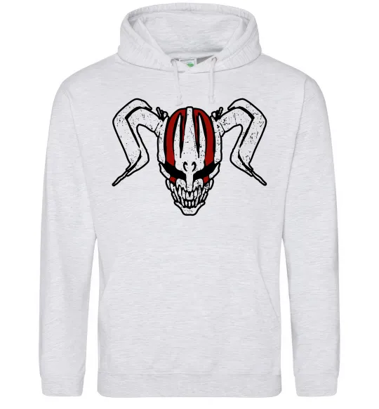 Чоловіча толстовка (худі) Bleach Vasto lorde Сірий меланж фото