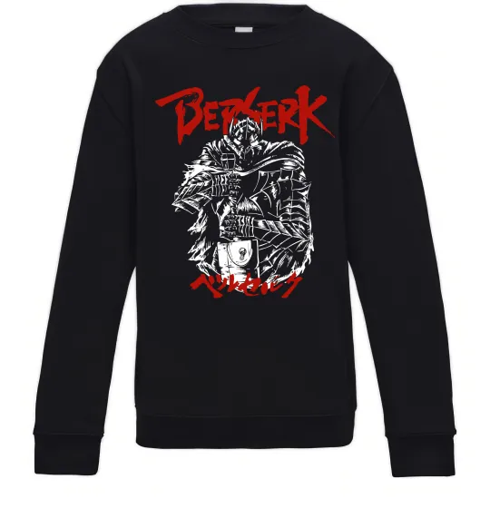 Детский Свитшот Berserk armor Черный фото