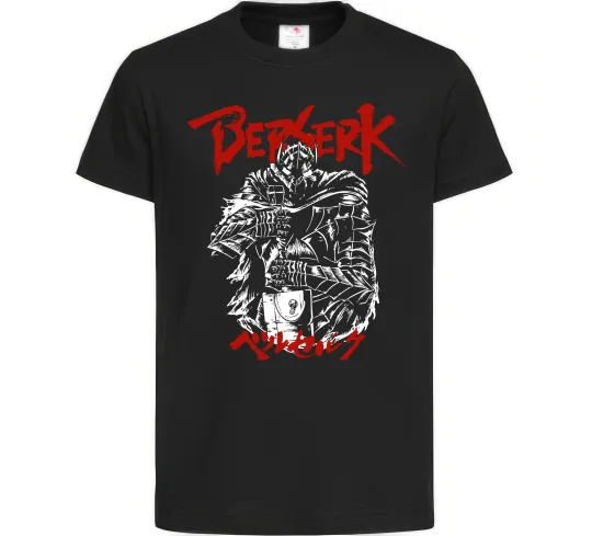 Детская футболка Berserk armor Черный фото