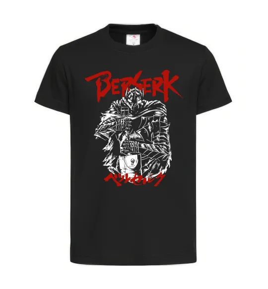 Детская футболка Berserk armor Черный фото