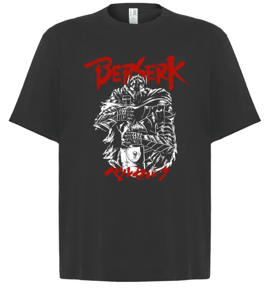 Футболка Оверсайз Berserk armor Черный фото