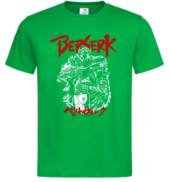 Мужская футболка Berserk armor Зеленый фото