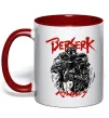 Чашка с цветной ручкой Berserk armor Красный фото