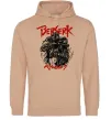 Женская толстовка (худи) Berserk armor Песочный фото