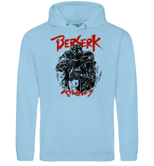 Женская толстовка (худи) Berserk armor Голубой фото