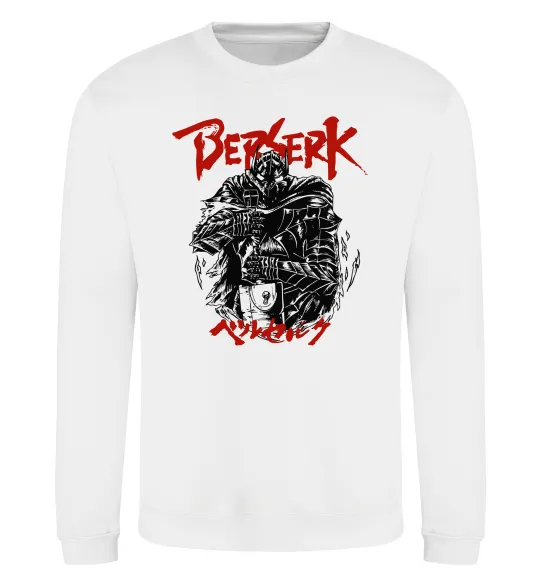 Світшот Berserk armor Білий фото