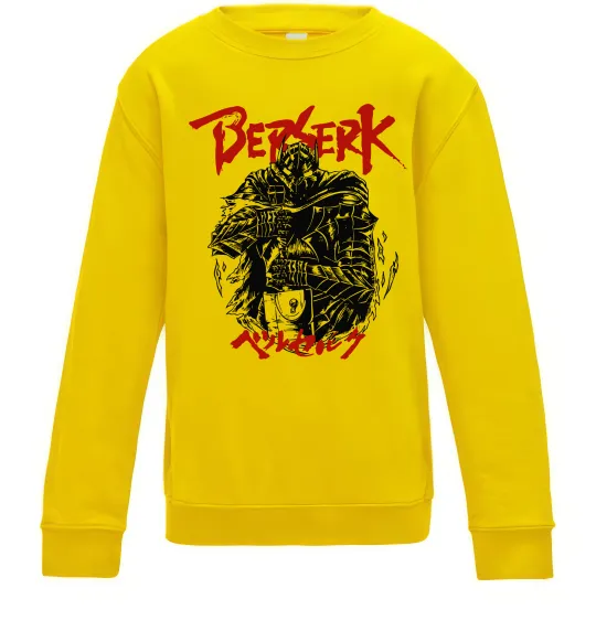 Детский Свитшот Berserk armor Солнечно желтый фото