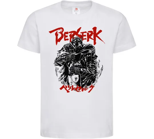 Детская футболка Berserk armor Белый фото