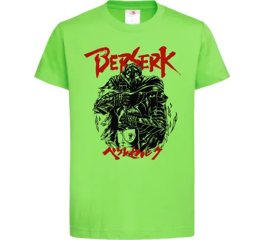 Детская футболка Berserk armor Лаймовый фото