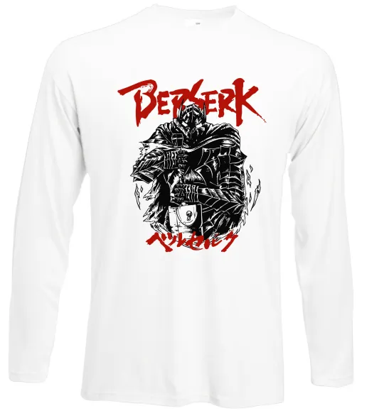 Лонгслив Berserk armor Белый фото