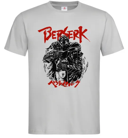 Мужская футболка Berserk armor Серый фото