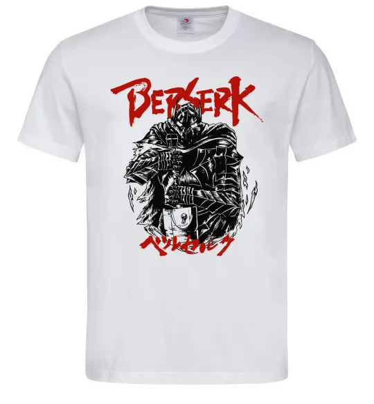 Мужская футболка Berserk armor Белый фото