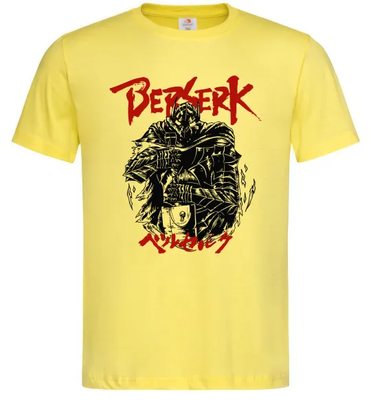 Мужская футболка Berserk armor Лимонный фото