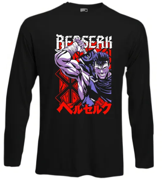 Лонгслив Берсерк Черный фото