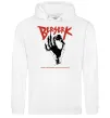 Женская толстовка (худи) Berserk hand Белый фото