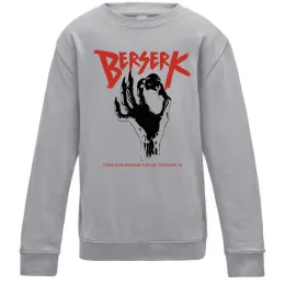 Детский Свитшот Берсерк Черный фото
