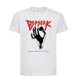 Дитяча футболка Berserk hand Білий фото
