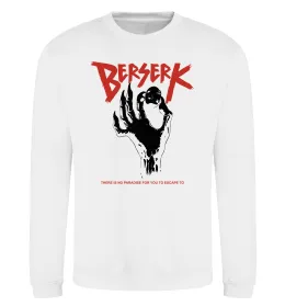 Свитшот Berserk hand Белый фото