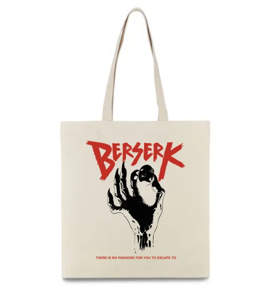 Эко-сумка Berserk hand Бежевый фото