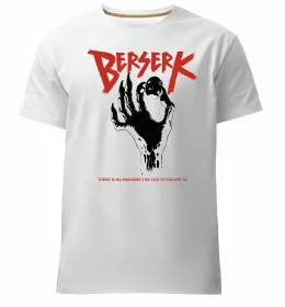 Мужская премиум футболка Берсерк Черный фото