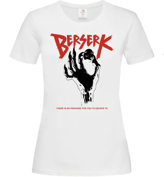 Жіноча футболка Berserk hand Білий фото