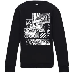 Детский Свитшот Берсерк Черный фото