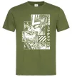 Мужская футболка Berserk manga Оливковый фото