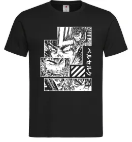 Мужская футболка Берсерк Черный фото