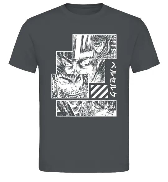Мужская футболка Berserk manga Графит фото