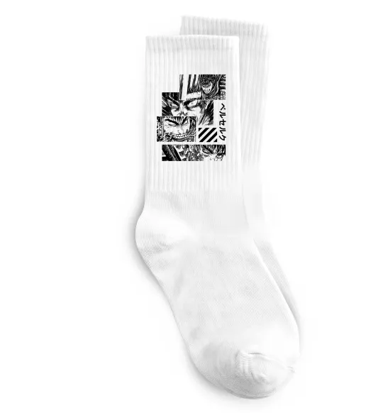 Носки Berserk manga Белый фото