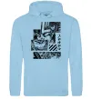 Чоловіча толстовка (худі) Berserk manga Блакитний фото