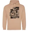 Женская толстовка (худи) Berserk manga Песочный фото